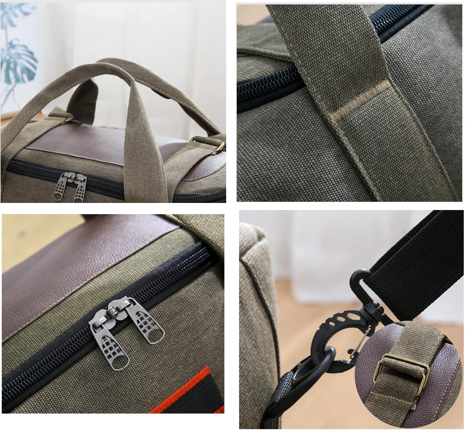 Canvas Storage Bag – High-Capacity Travel, Camping & Moving Luggage Bag - Image 4
