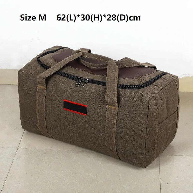 Canvas Storage Bag – High-Capacity Travel, Camping & Moving Luggage Bag - Image 6