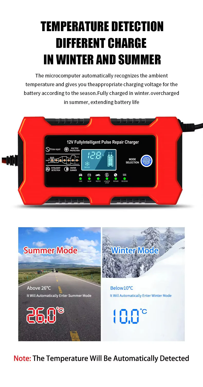 Car Battery Charger 12V 6A - Image 9