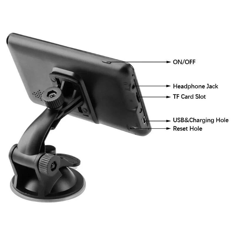 5-Inch Car GPS Navigation System NZ maps - Image 7