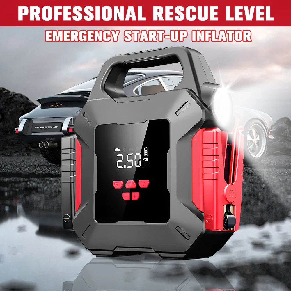Car Jump Starter Tyre Inflator - Image 10