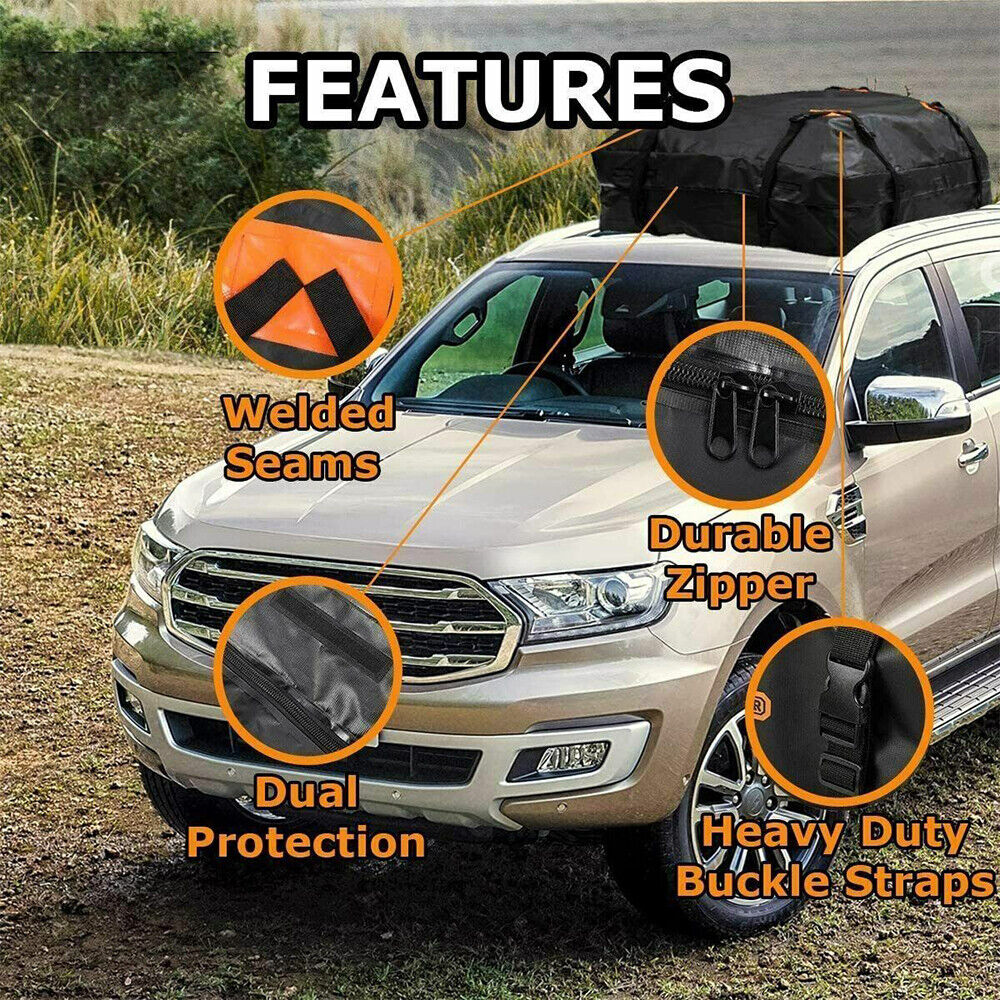 Car Roof Bag Cargo Bag - Image 9