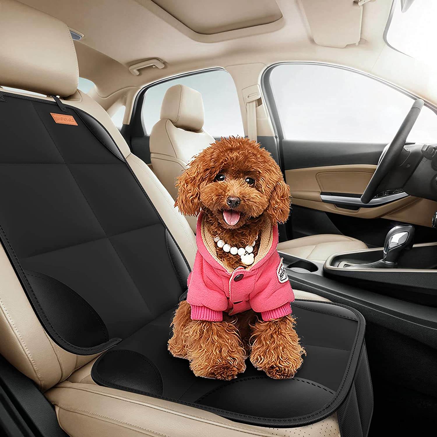 Car Seat Covers non-slip mesh pockets - Image 5