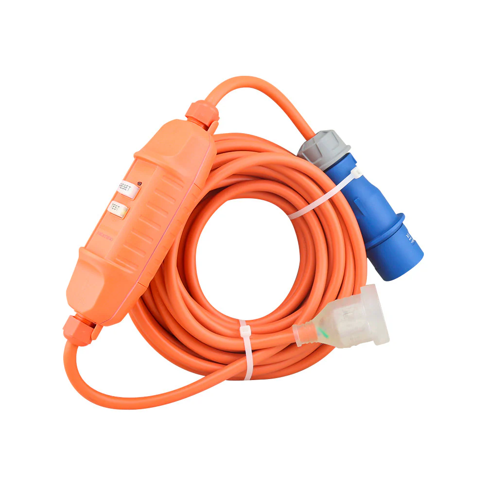 Caravan Lead Camping Lead 16A to 10A RCD Lead Cable 10M - Image 4