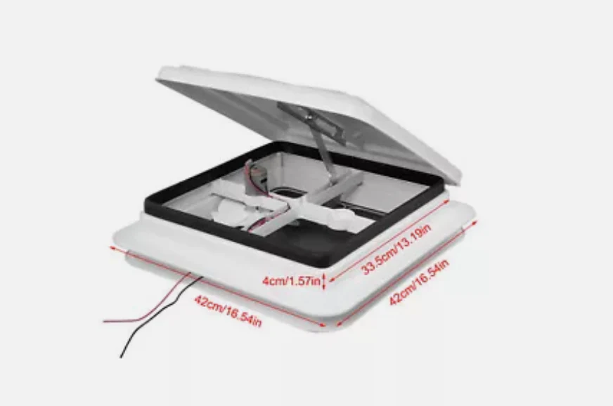 Caravan Roof Vent RV Shower Hatch - Image 15