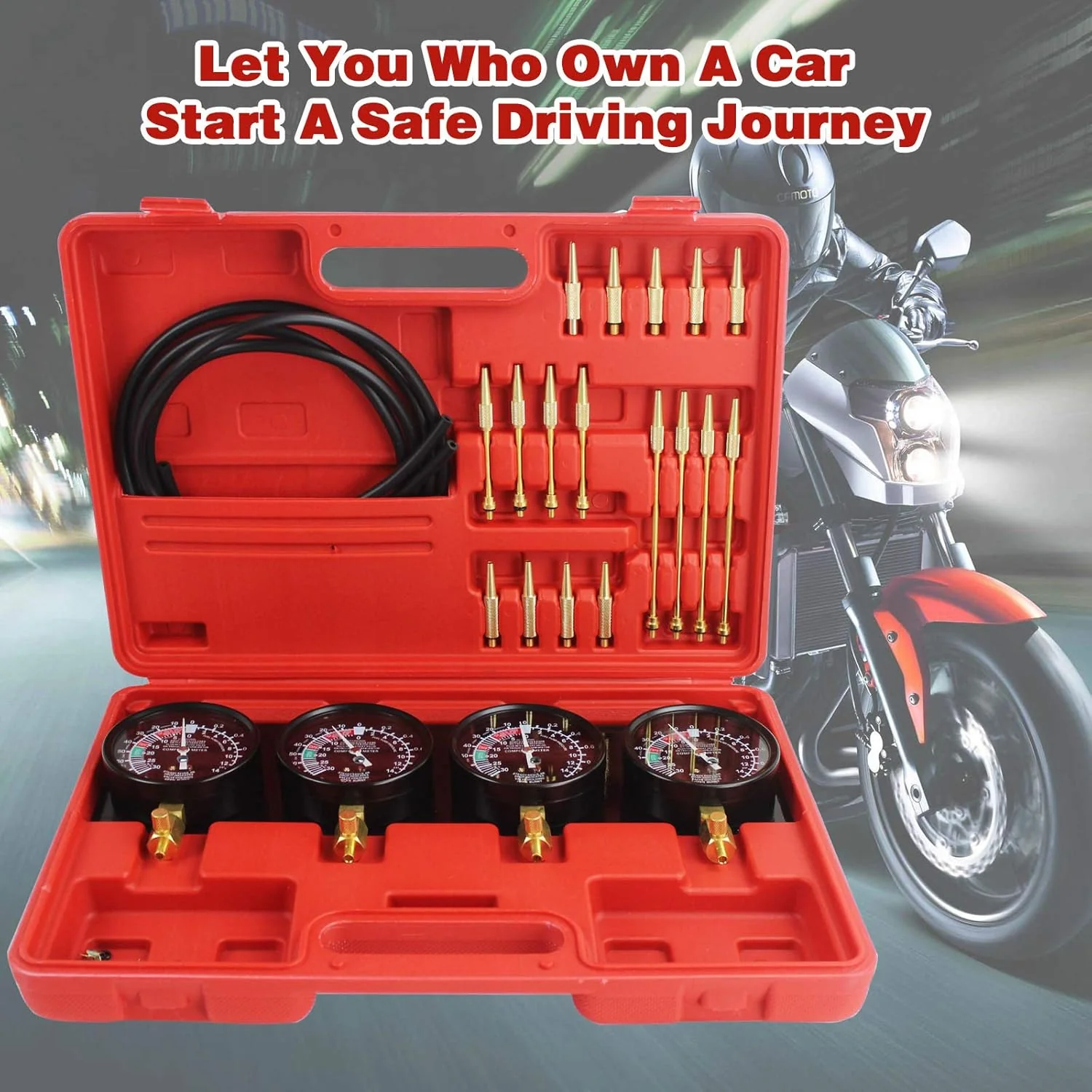 Carburetor Vacuum Synchronizer Gauges Tool Kit - Image 2