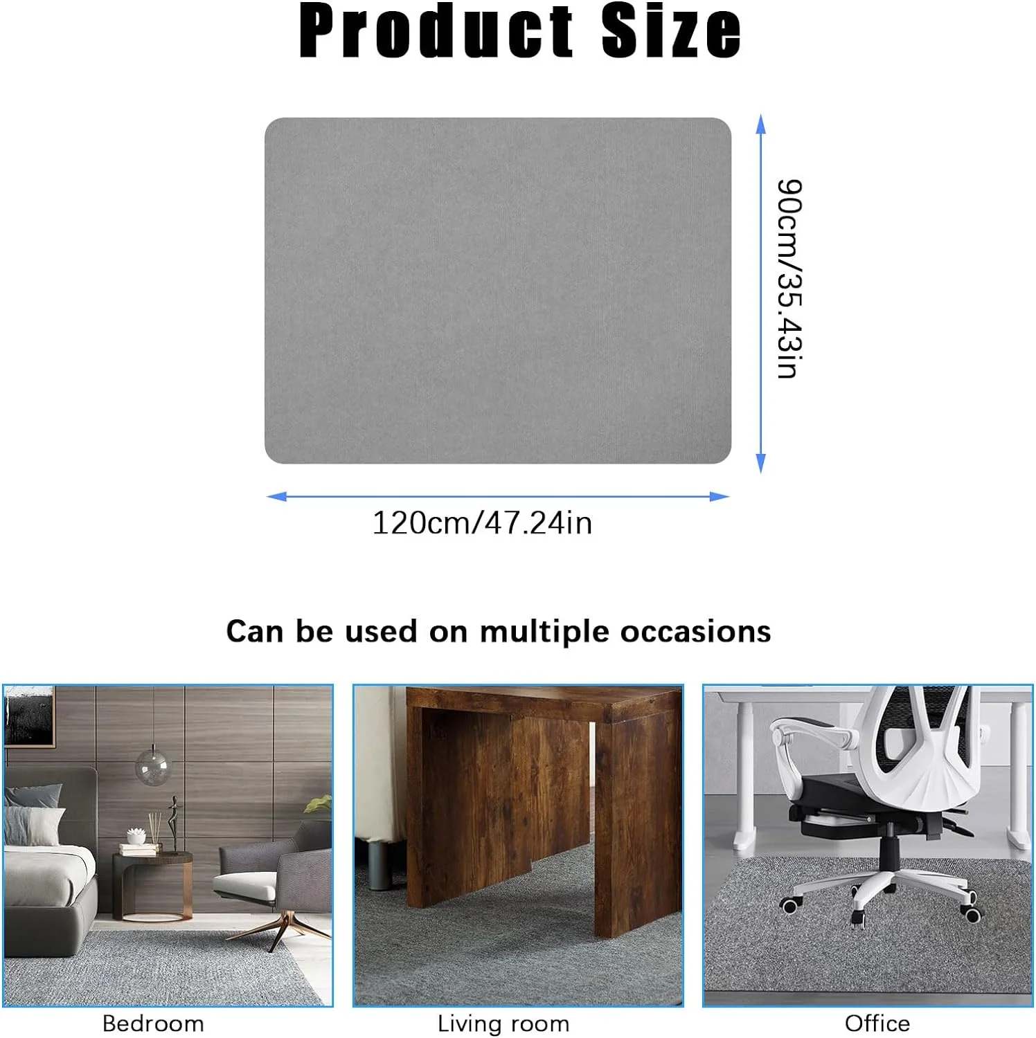 Carpet Chair Mat Floor Mat Protector - Image 4