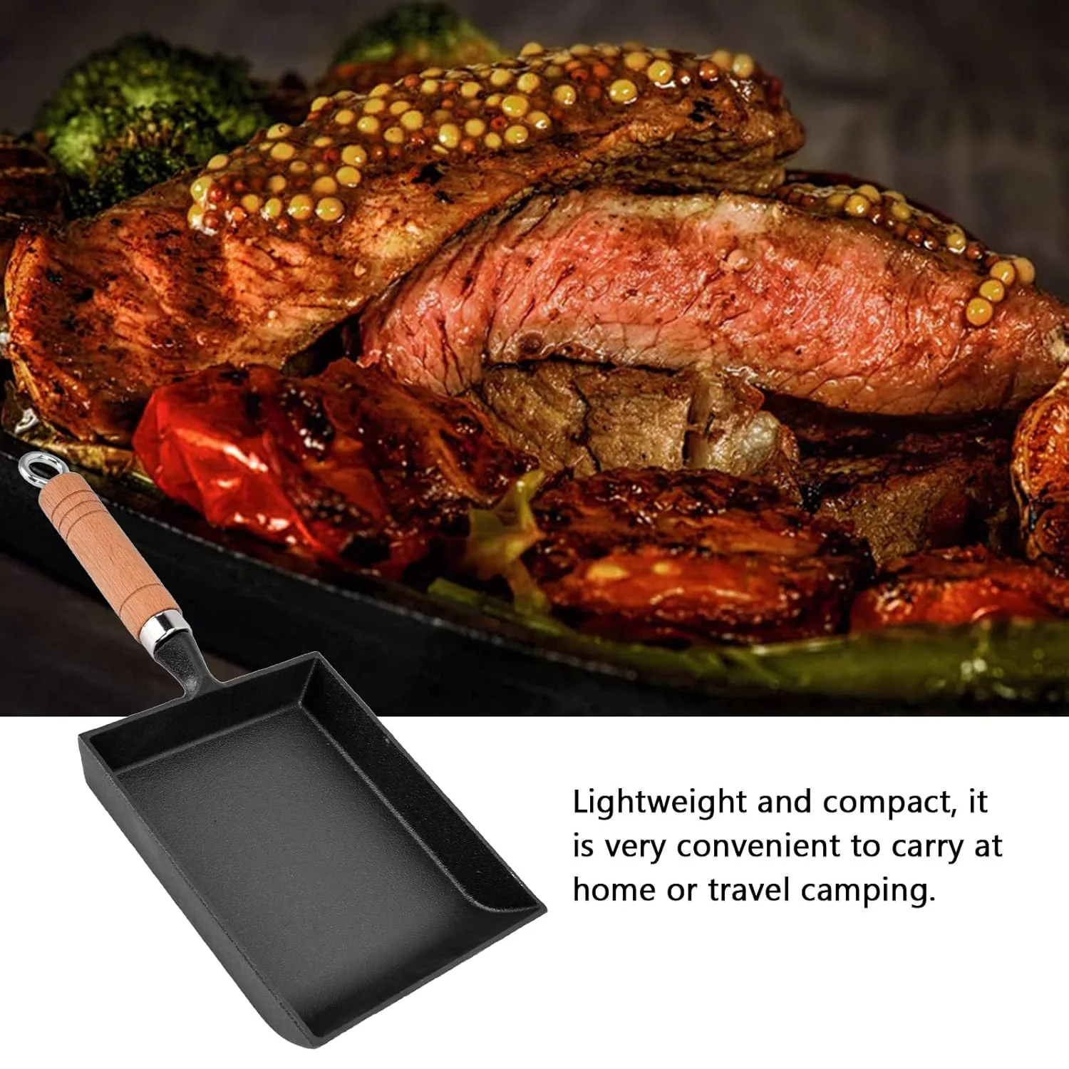Cast Iron Frying Pan Square - Image 7
