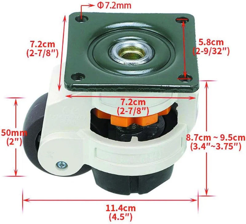 Caster Wheels 4 PCS - Image 5