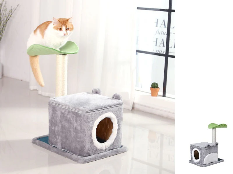 Cat Kitten Tree Scratching Post Climbing Activity Centre Sisal Bed Toy Scratcher - Image 3