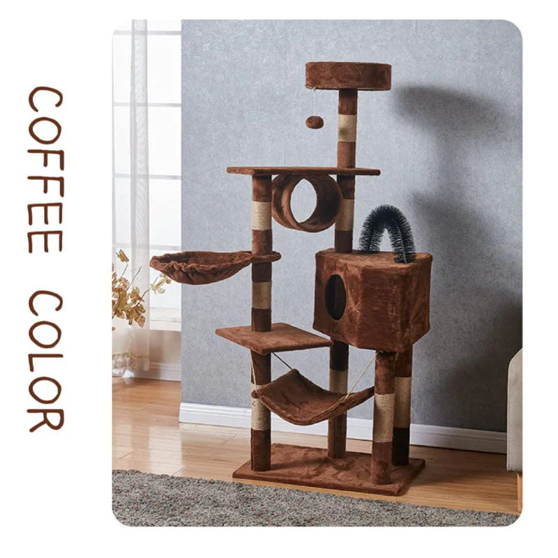 Cat Toys Pet Cat Tower Condo Cat Tower 150 CM Promo - Image 5