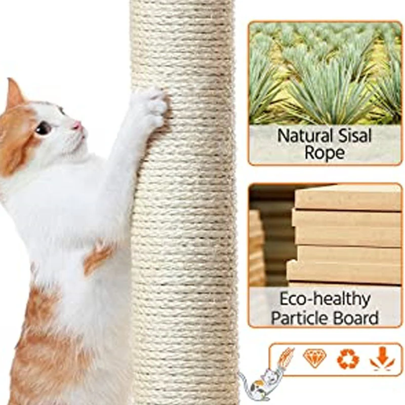 Cat Toys Pet Cat Tower Condo Cat Tower 150 CM Promo - Image 9