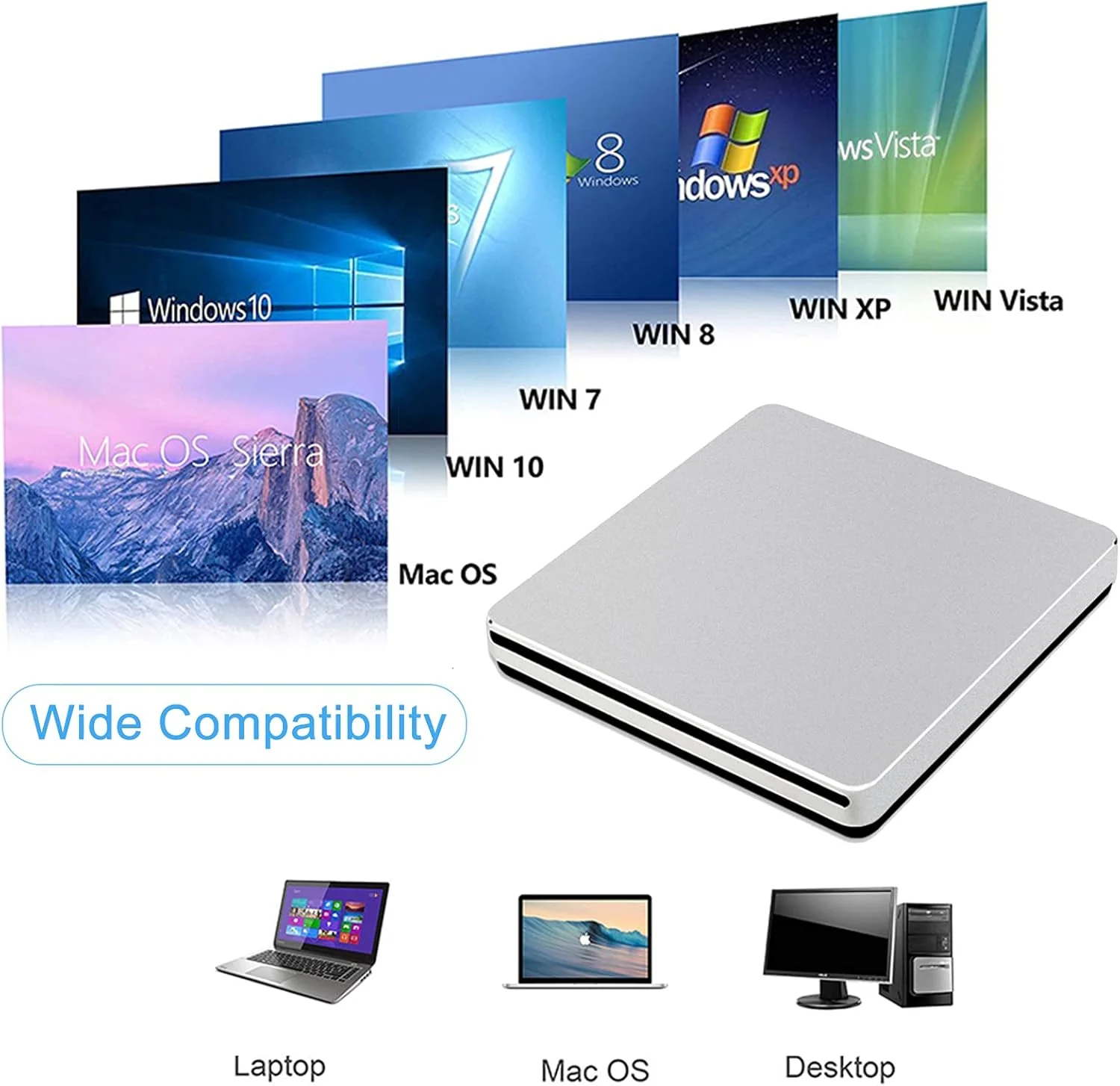 CD/DVD Writer External DVD Drive - Image 10