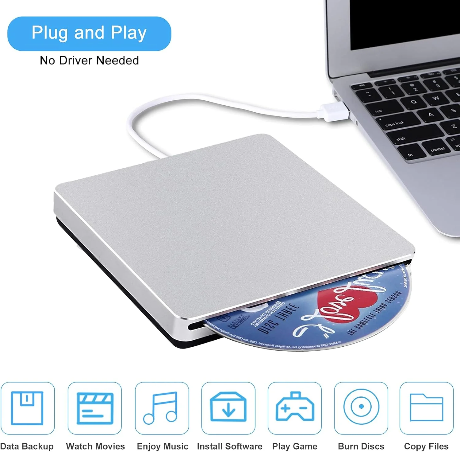 CD/DVD Writer External DVD Drive - Image 14