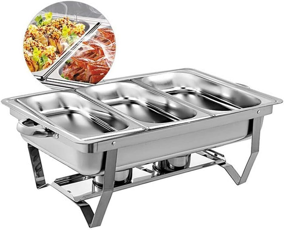 Chafing Dish Catering Set – 11L Food Warmer Pan - Image 3
