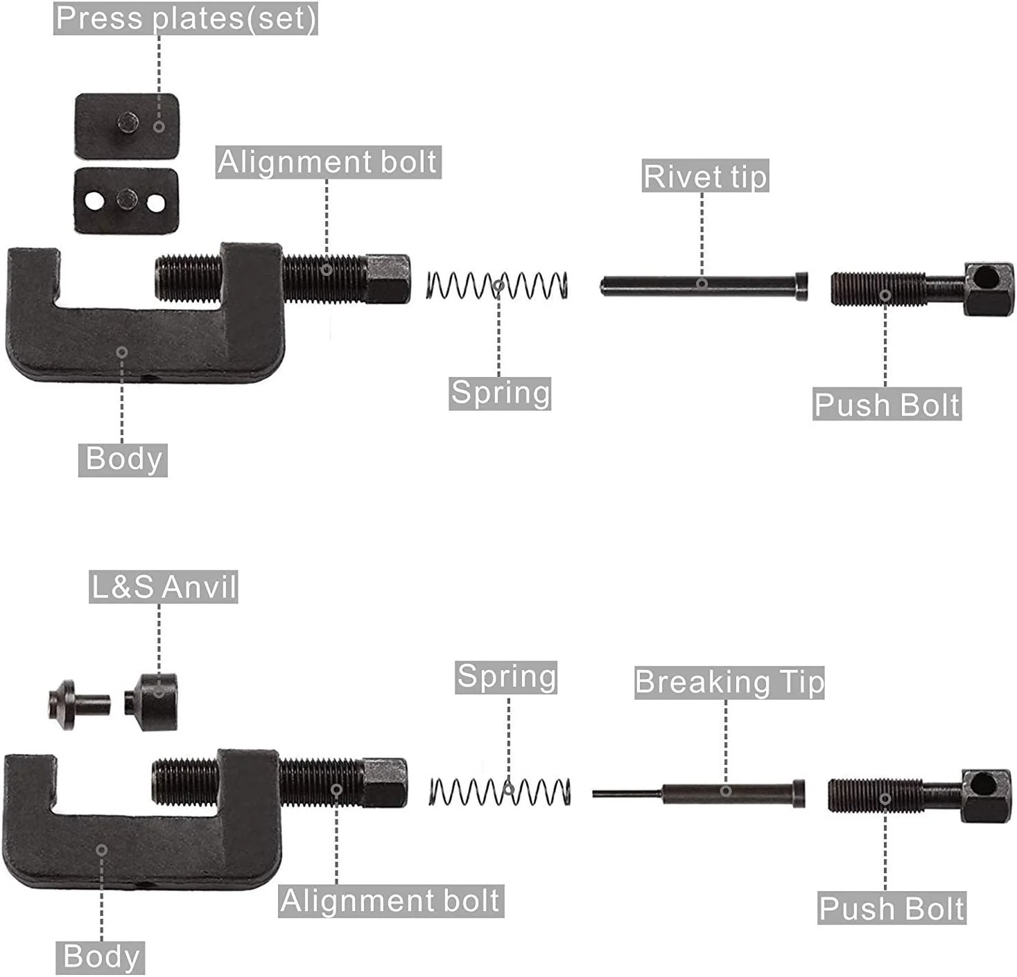 Chain Breaker Riveting Tool Kit - Image 7