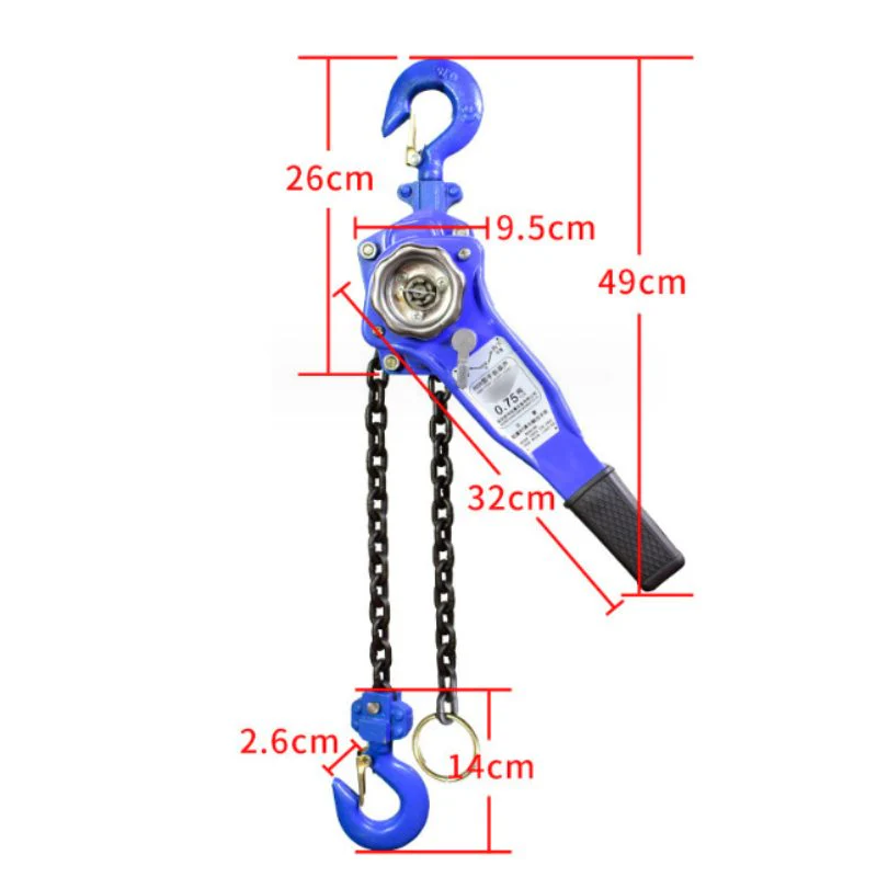 Chain Hoist Lever Block Chain Hoist 0.75 Ton 1.5m Lifter - Image 8