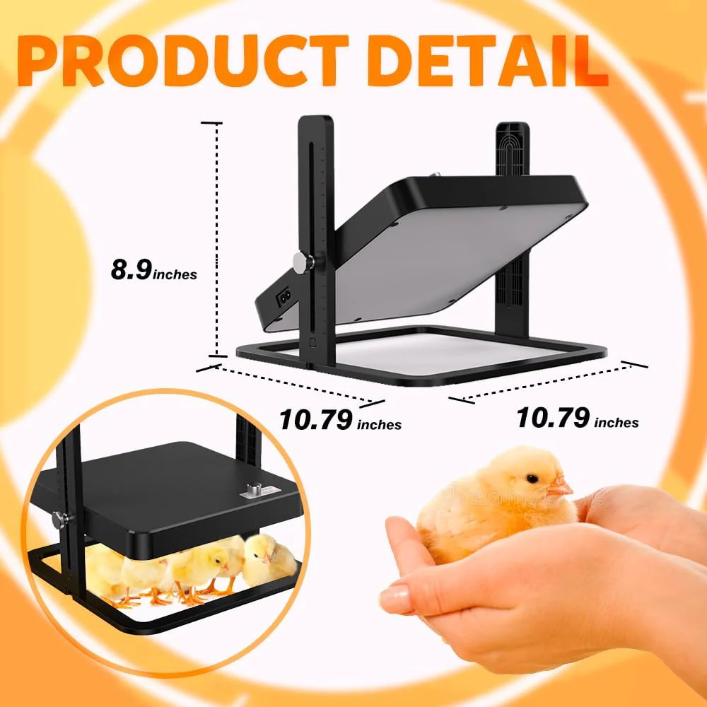 Chick Brooder Heating Plate Warmer,Chicken Coop Heater - Image 5
