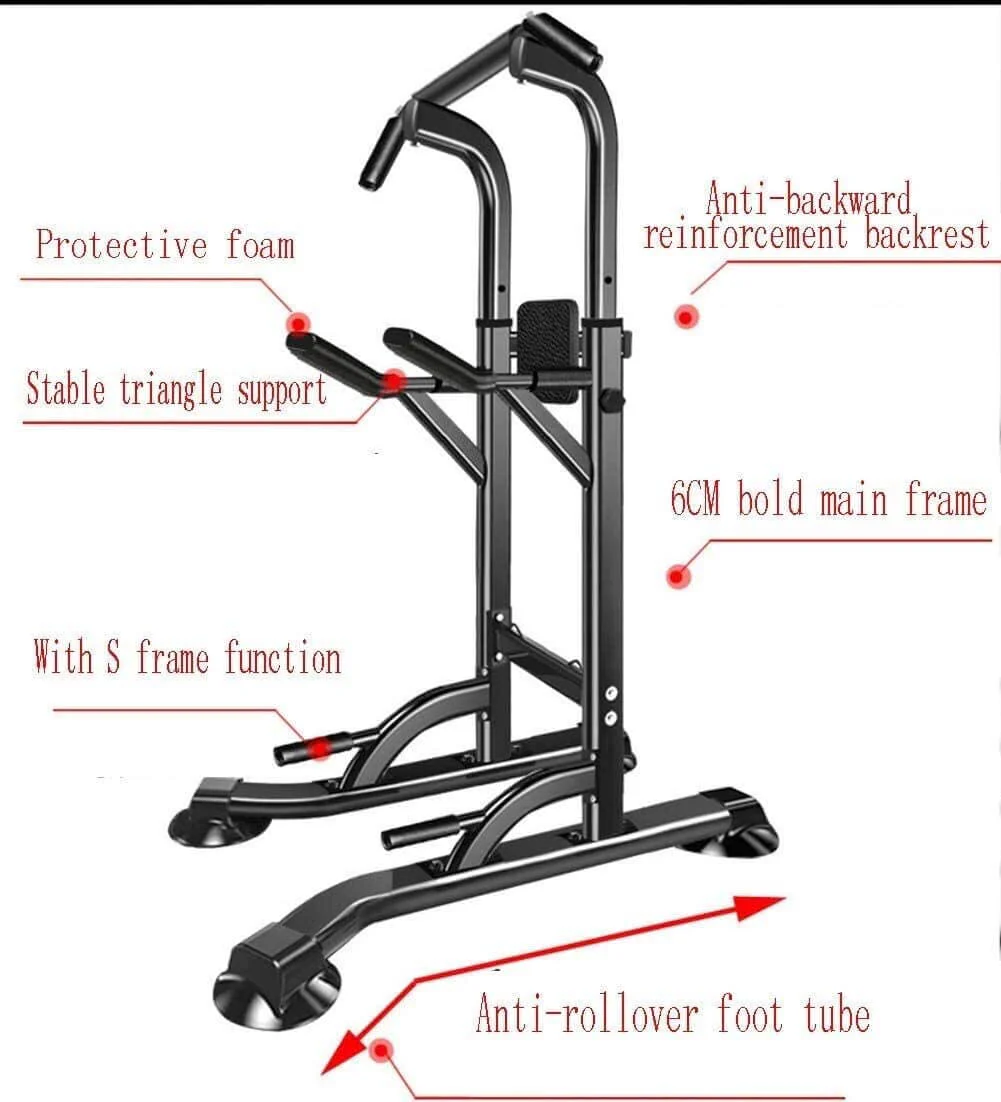 Chin Up Pull Up Chin Up Station Power Tower Home Gym - Image 5