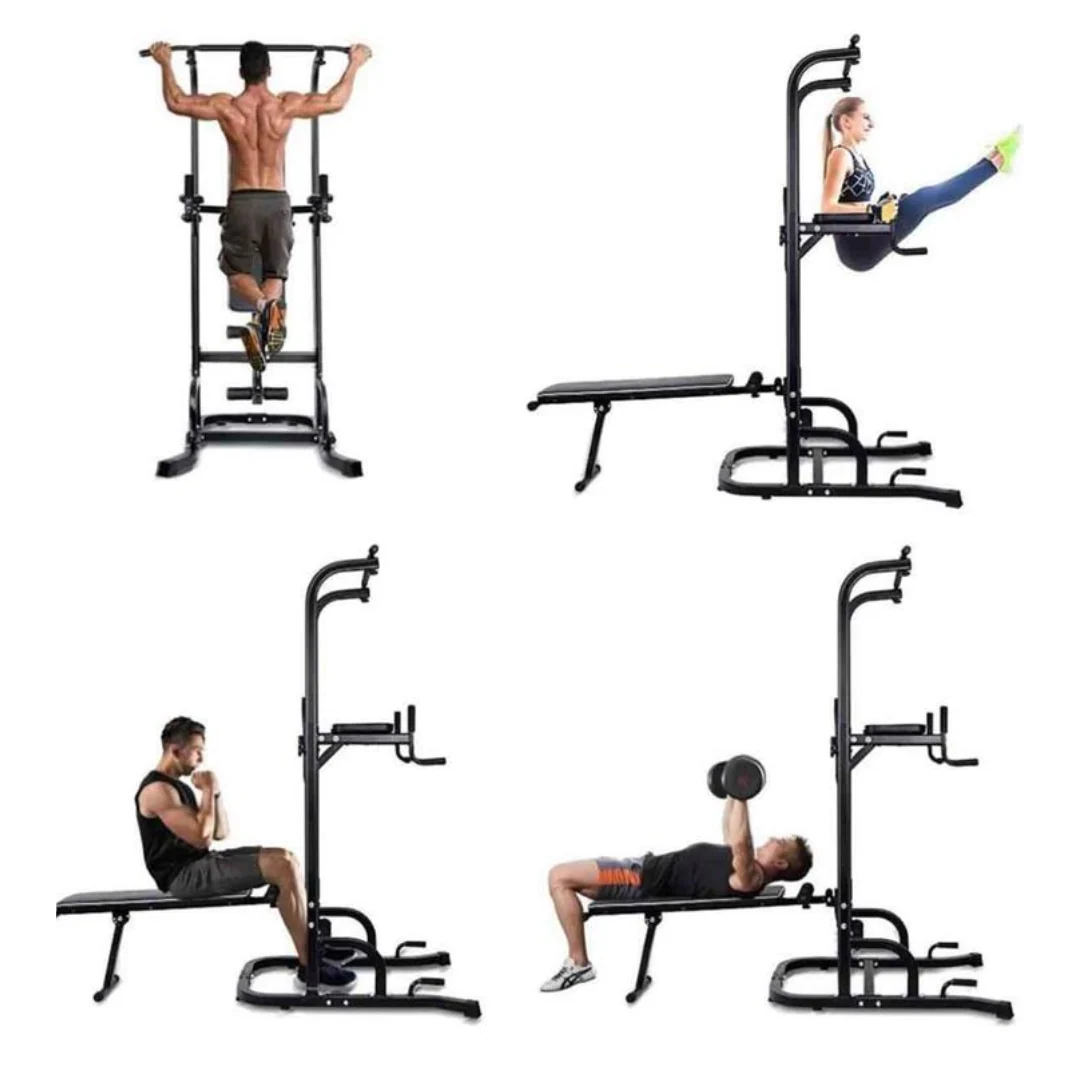 Power Tower Dip Station Pull Up Bar for Home Gym - Image 2