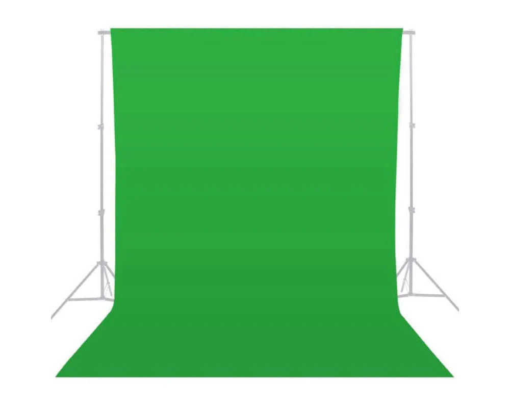 Chromakey Green Screen Backdrop 3M X 3M Muslin Background - Image 2