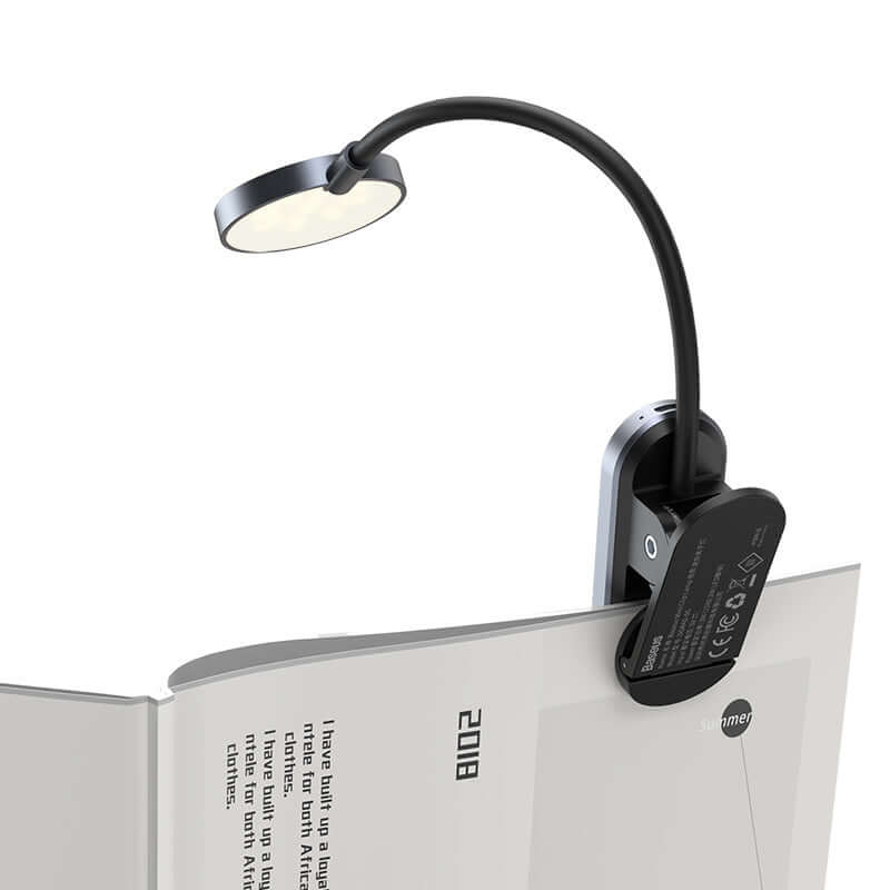 Clip Mini LED Lamp Night Reading Light Touch Control - Image 3