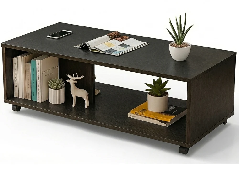 Coffee Table 120CM Black - Image 2