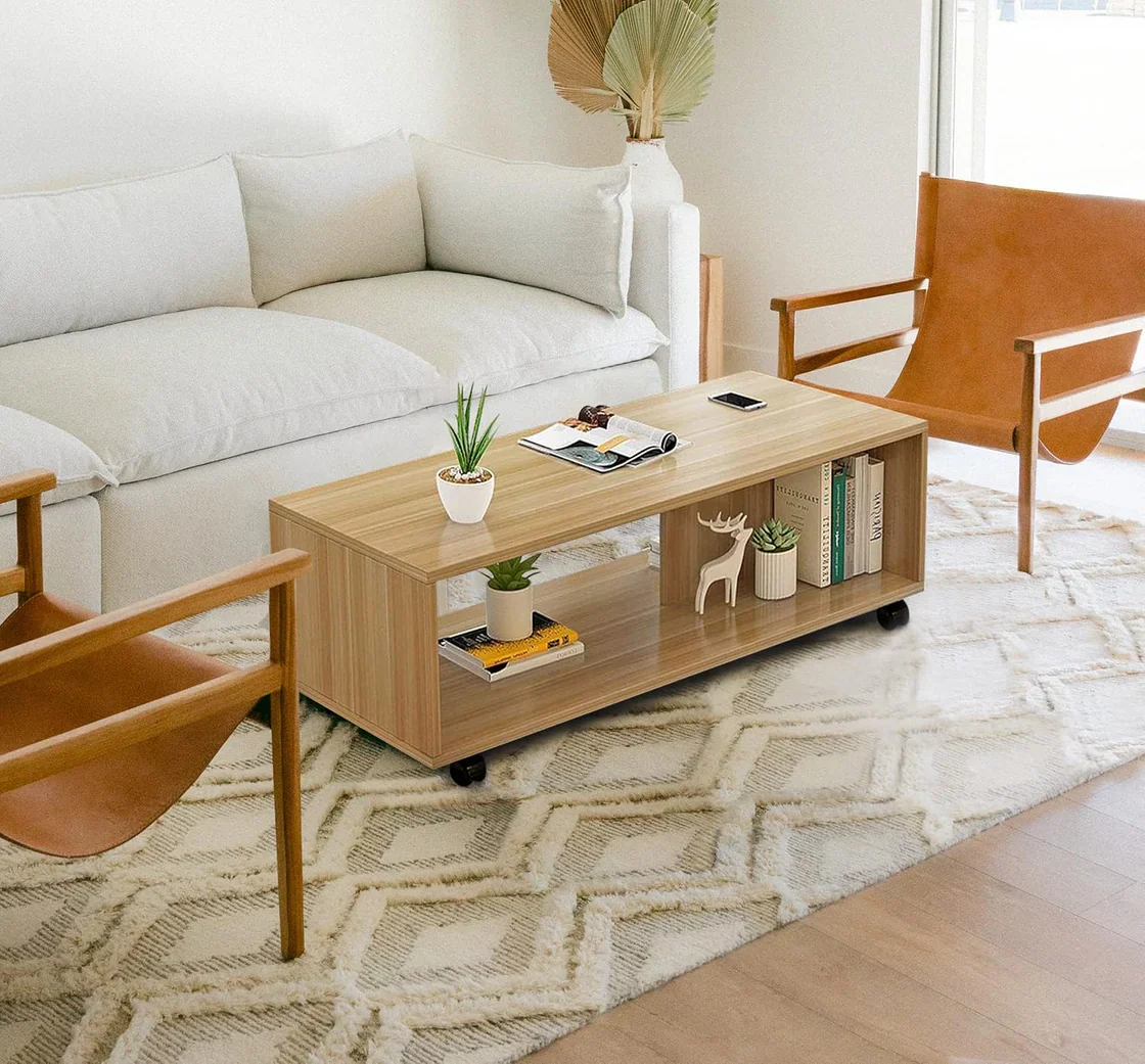 Coffee Table 120CM Black - Image 7