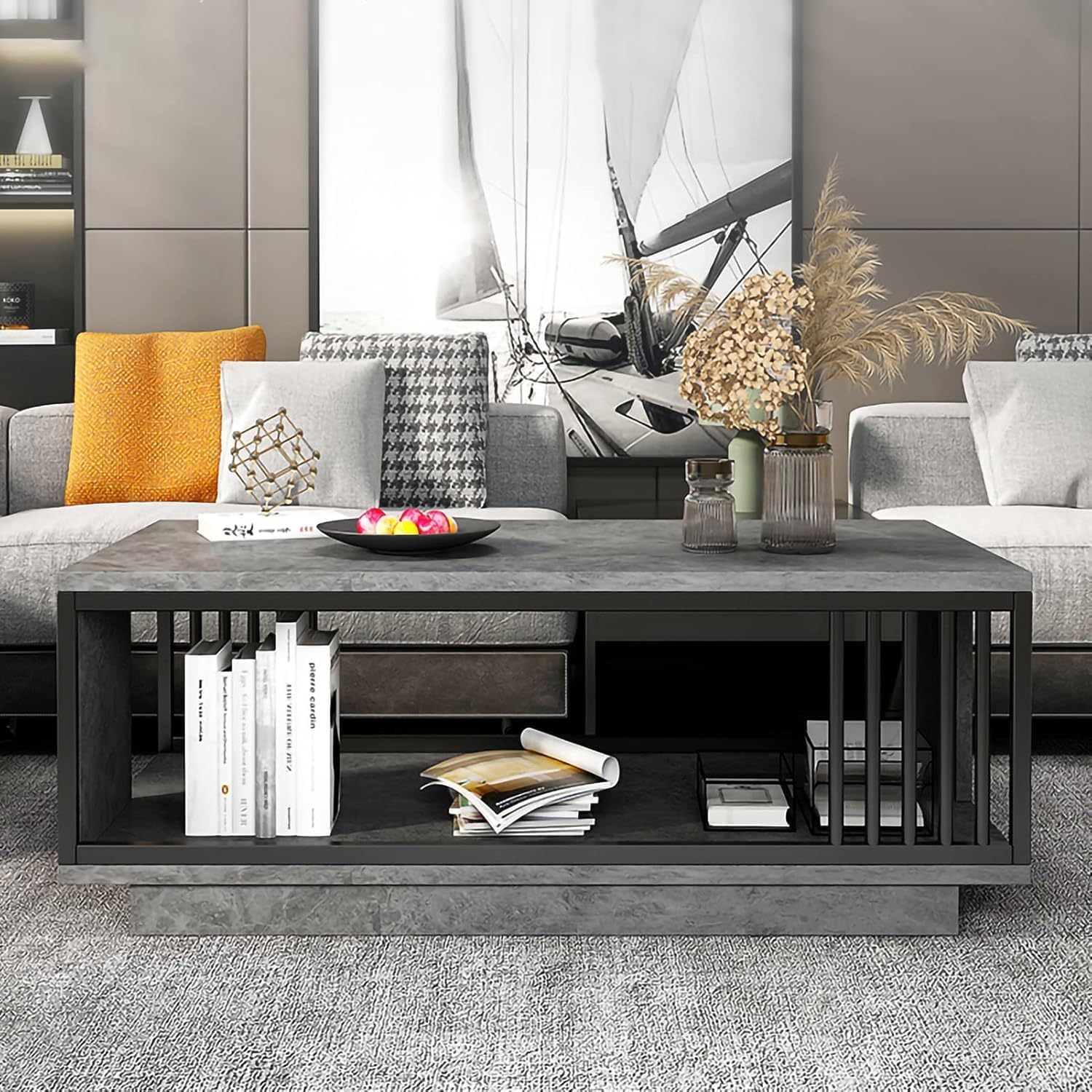 Coffee table 2 in 1 living room coffee tables - Image 8