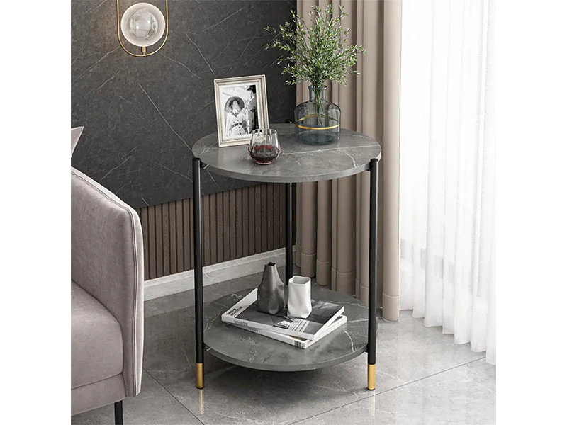 Coffee Table Side Table End Table Grey - Image 6