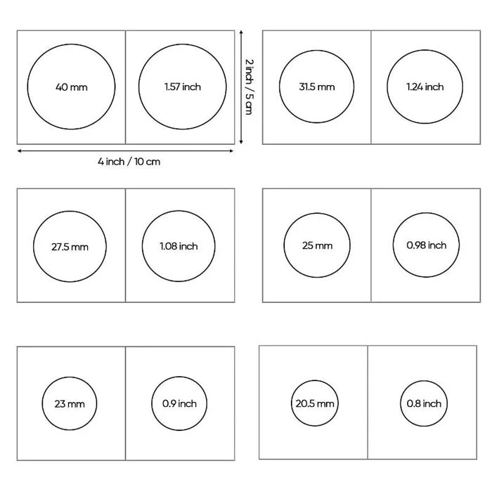 Collectable Coin Holders Paper Flips 2x2 - 50 Pcs - Image 8
