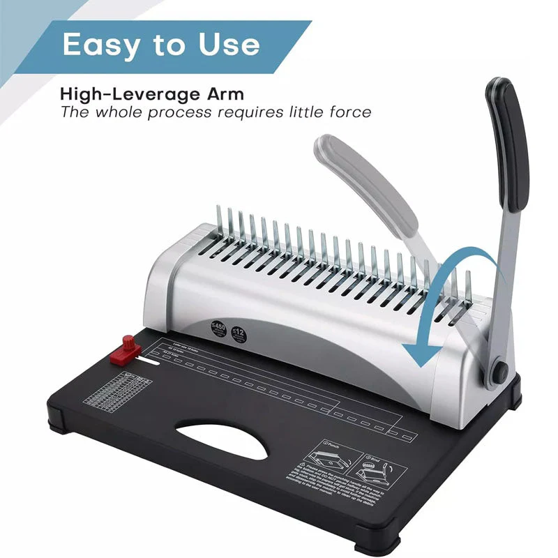 Comb Binding Machine Office Binder - Image 6