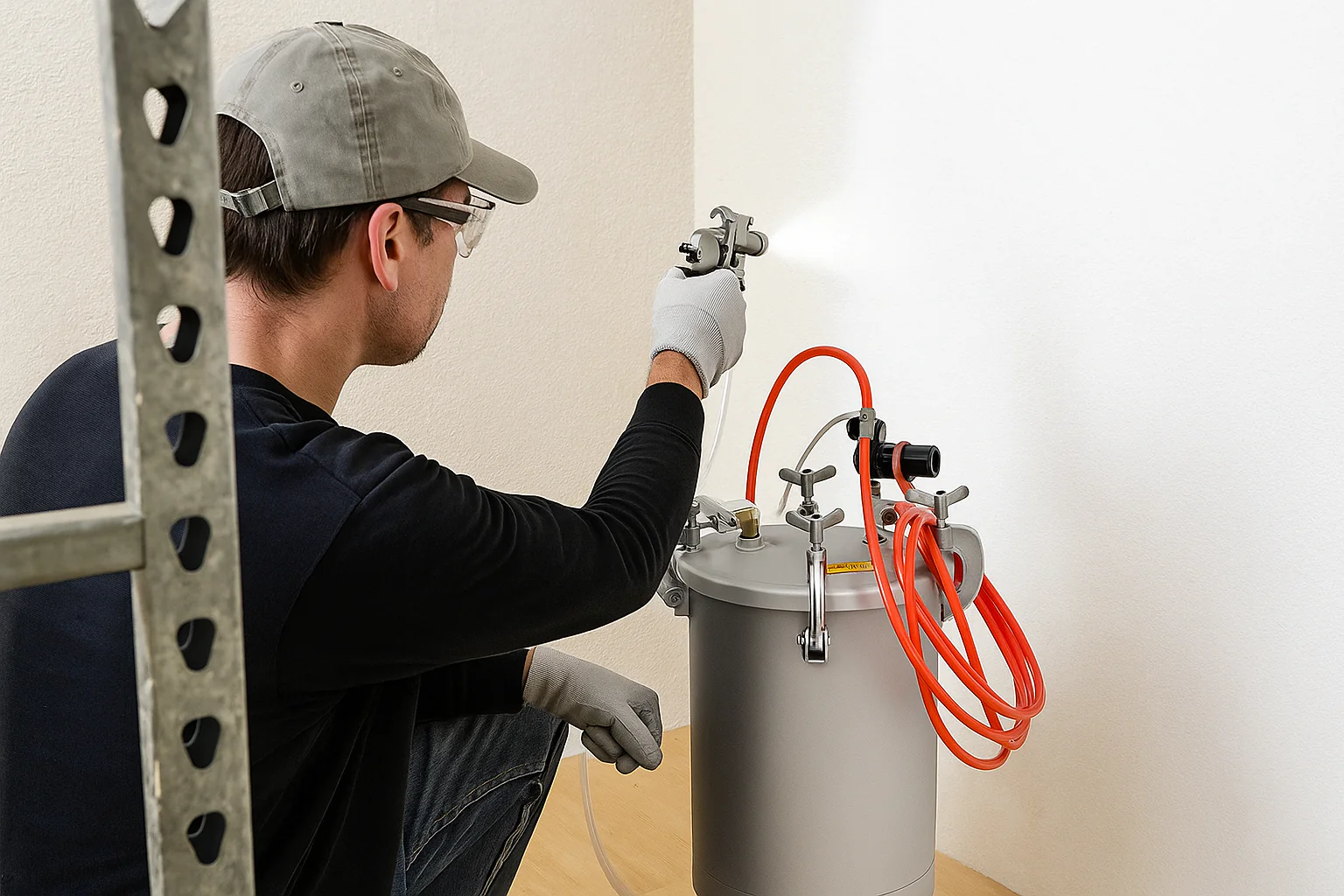 Commercial Paint Pressure Tank Paint Spray Gun 15L - Image 8