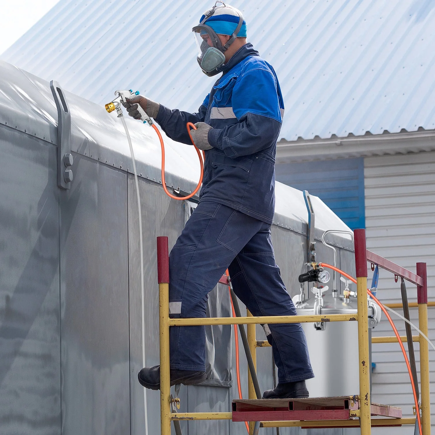 Commercial Paint Sprayer Pressure Tank Paint Spray 15L - Image 7