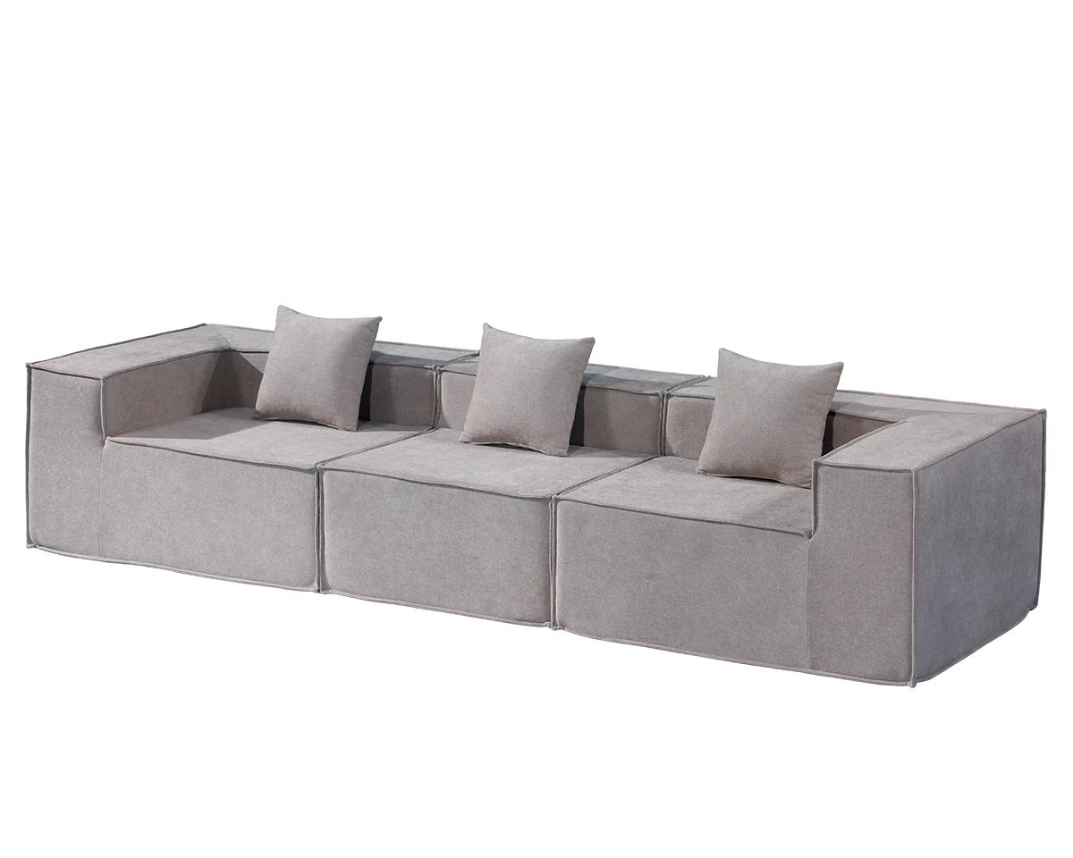 Compressed Sofa Modern 3 Seater Modular Fabric Sofa - Image 3