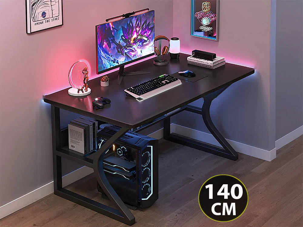 Computer Desk Office Desk Table 140cm - Image 3