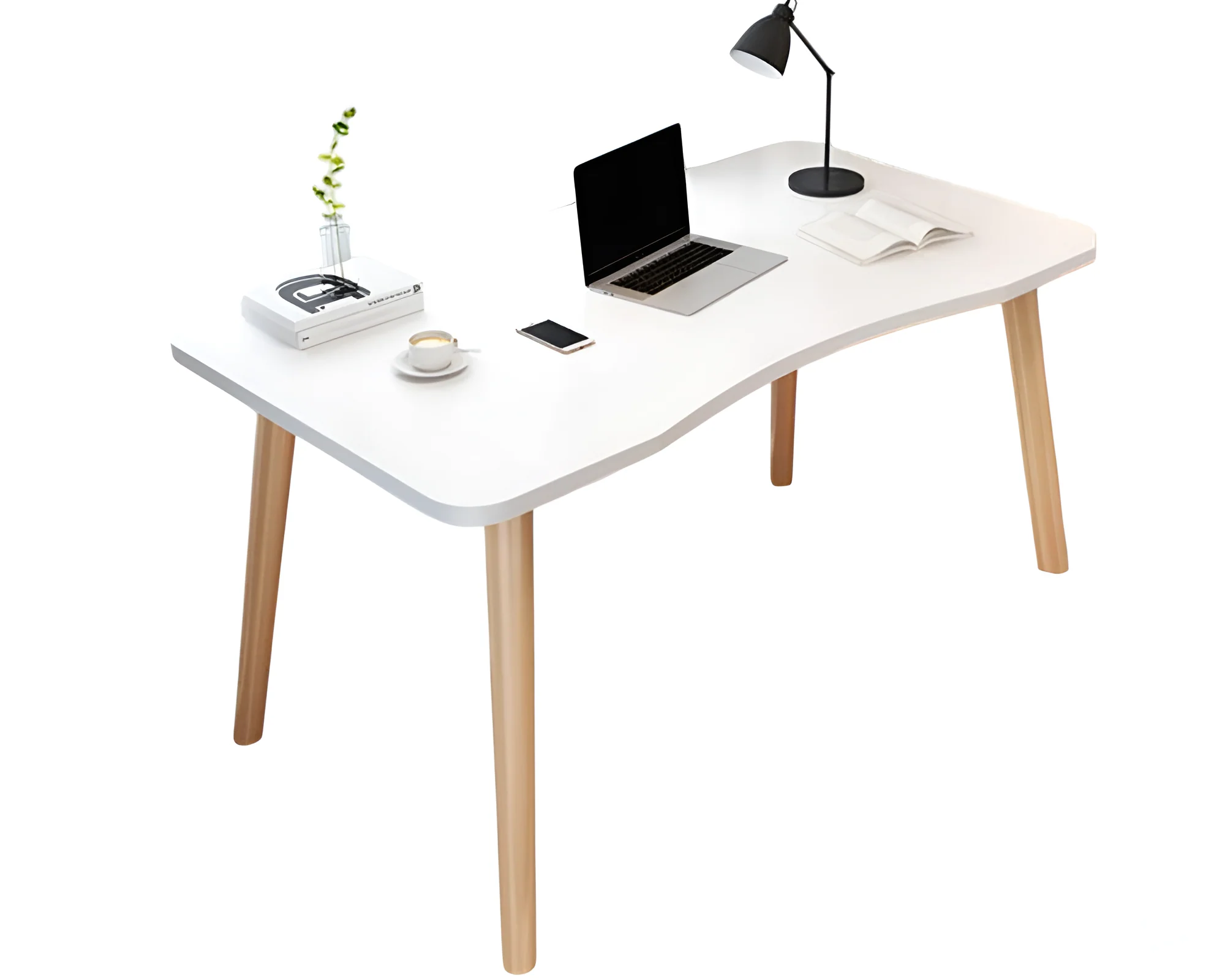 Computer Desk Study Desk Office Desk Modern Wooden Design - Image 2