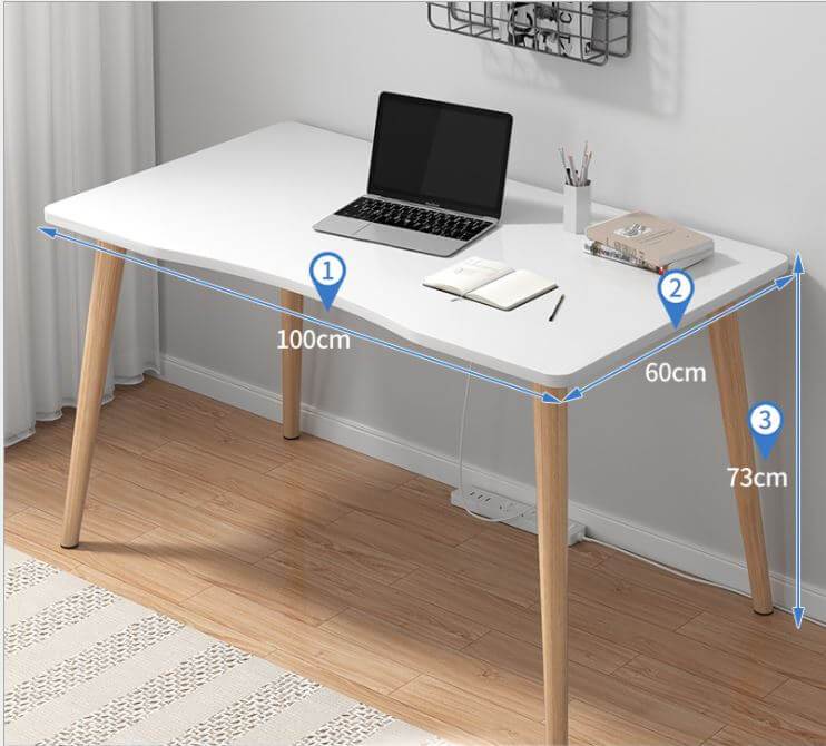 Computer Desk Study Desk Office Desk Modern Wooden Design - Image 8