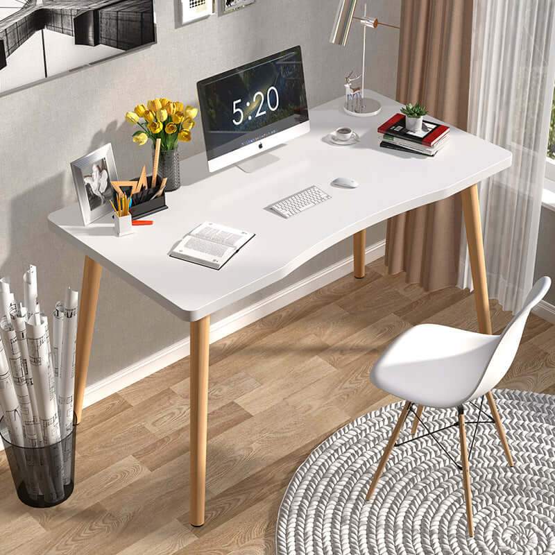 Computer Desk Study Desk Office Desk Modern Wooden Design - Image 9