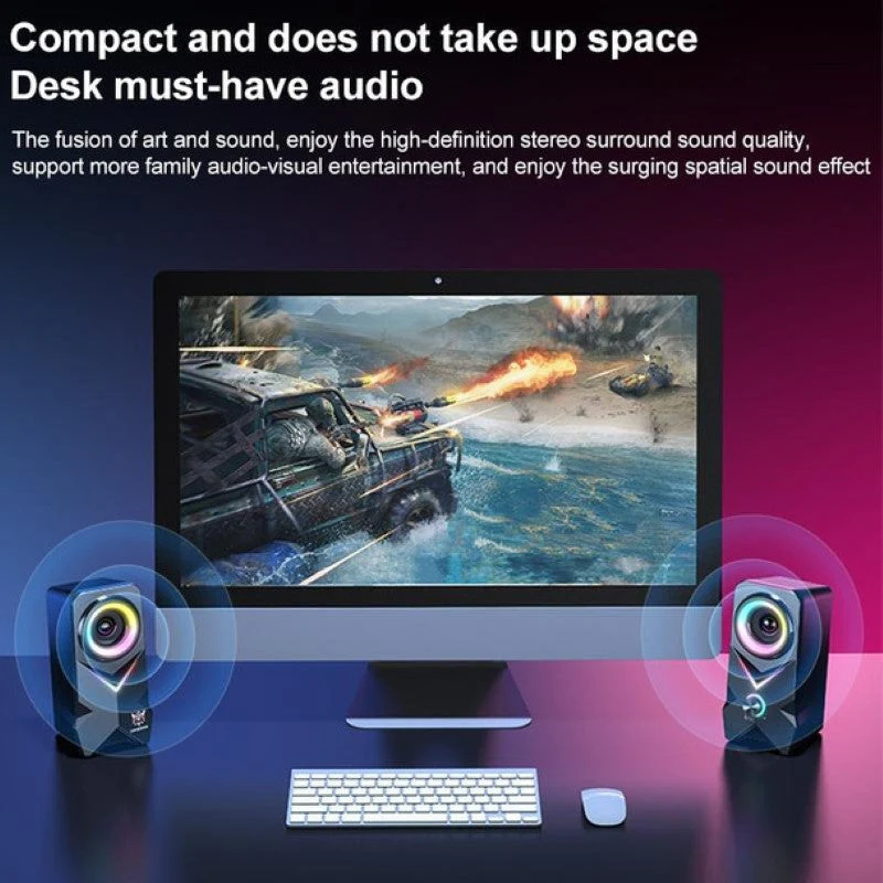 Computer Wireless Speaker Bluetooth Speaker Desktop - Image 14