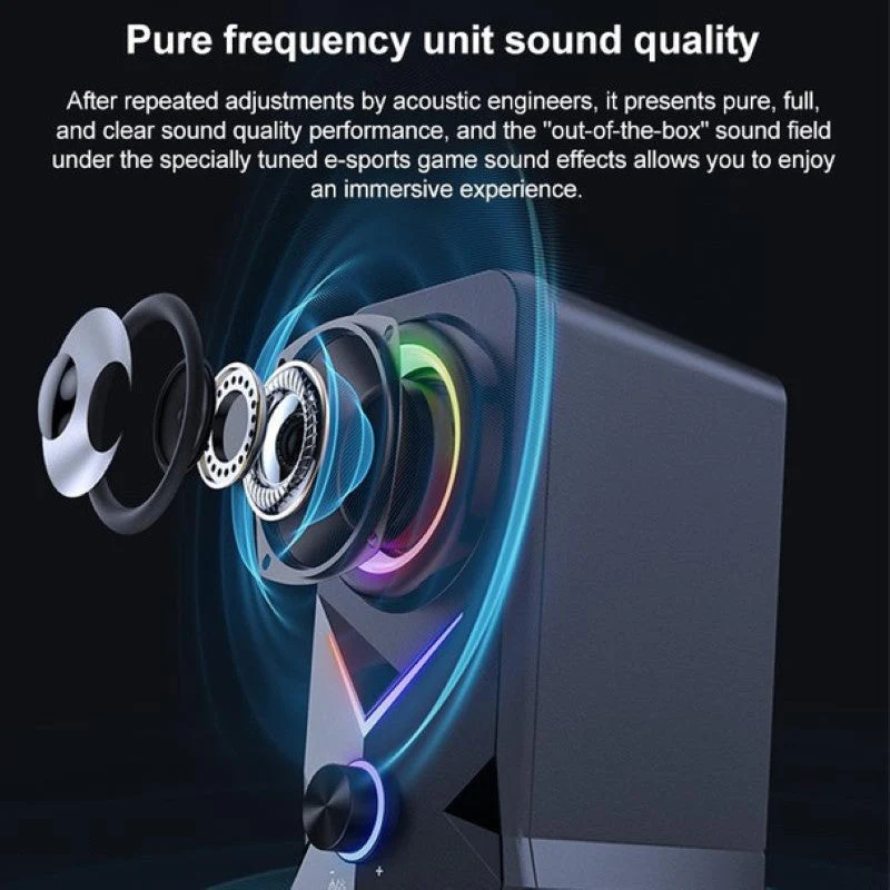 Computer Wireless Speaker Bluetooth Speaker Desktop - Image 5