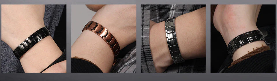 Copper  Double Row Bio Elements Energy Germanium Bracelet - Image 6