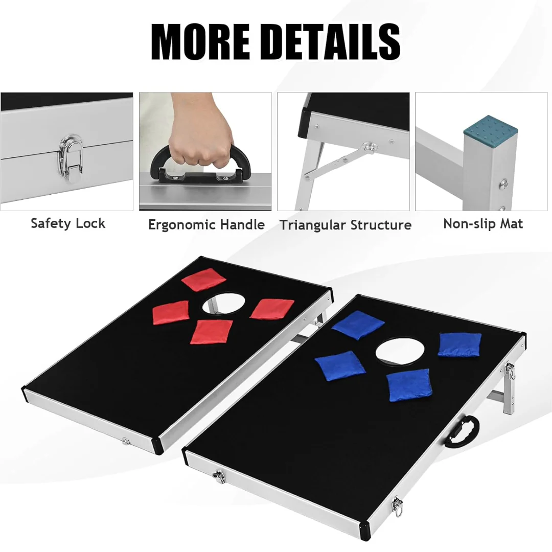 Cornhole Board Game Set Corn Hole bean bag Game Set - Image 2