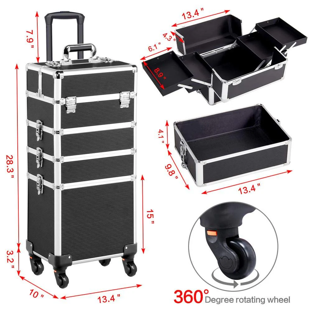Cosmetic Trolley, make up case, Professional Makeup Trolley - Image 6