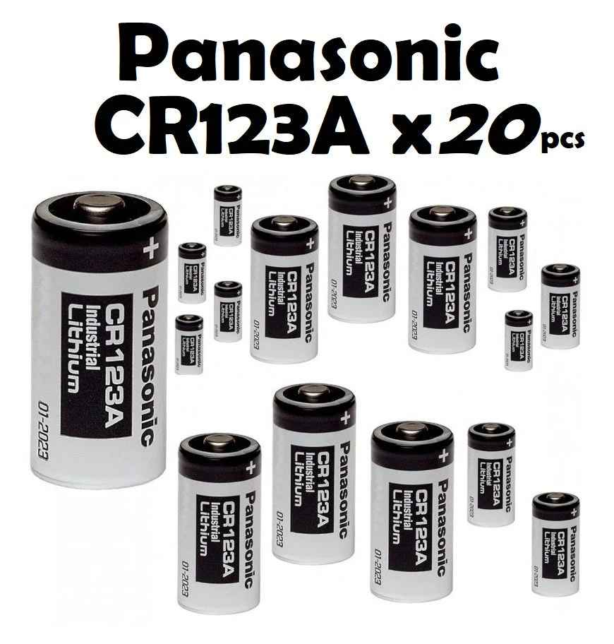 CR123A Panasonic batteries / CR123_20PSC - Image 3