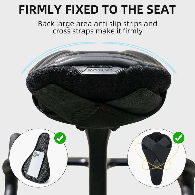 Bicycle Saddle Cover Seat Cushion Soft Gel - Image 4