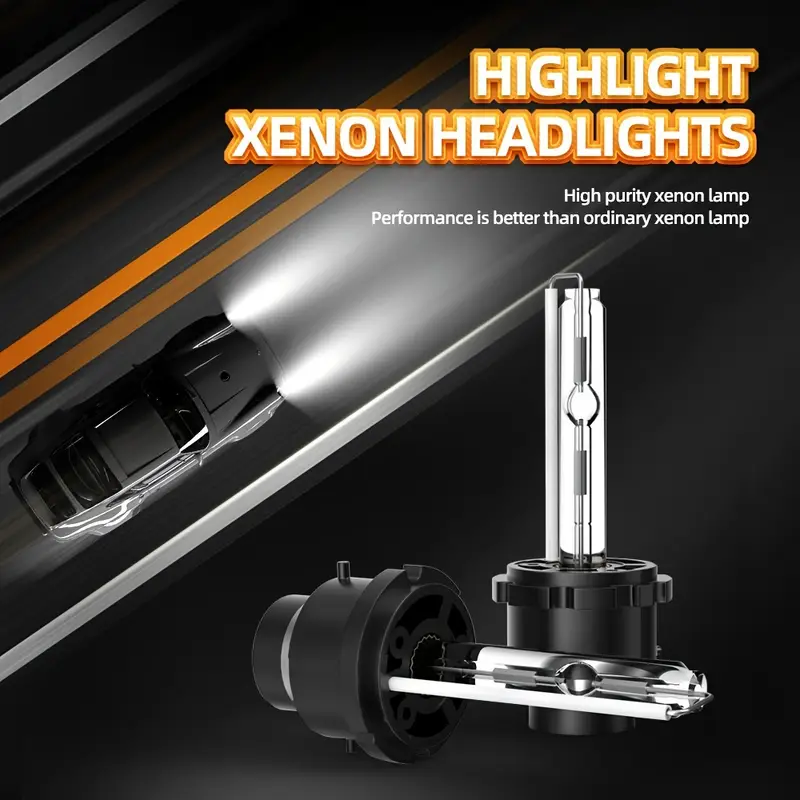 D2S Xenon HID Car Headlight Bulbs 6000k Pair D2R D2C - Image 3
