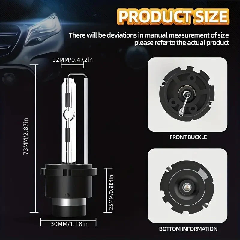 1 Pair D2C/D2S/D2R HID Xenon Car Headlight Bulb 35W 6000K - Image 5