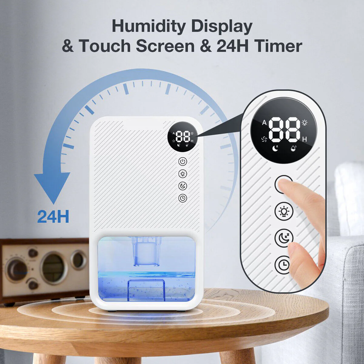 Dehumidifier 1100ml Portable - Image 7