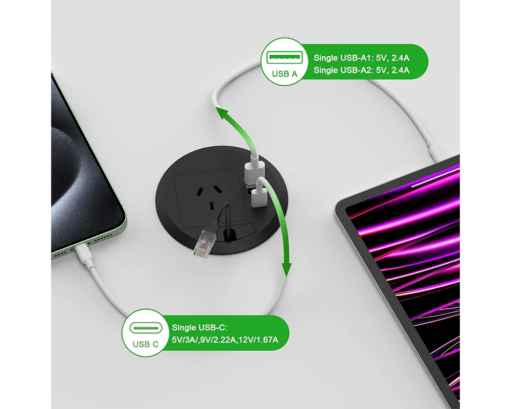Desk Power Grommet - Image 7